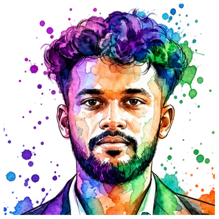 Kasun Tharaka watercolor portrait