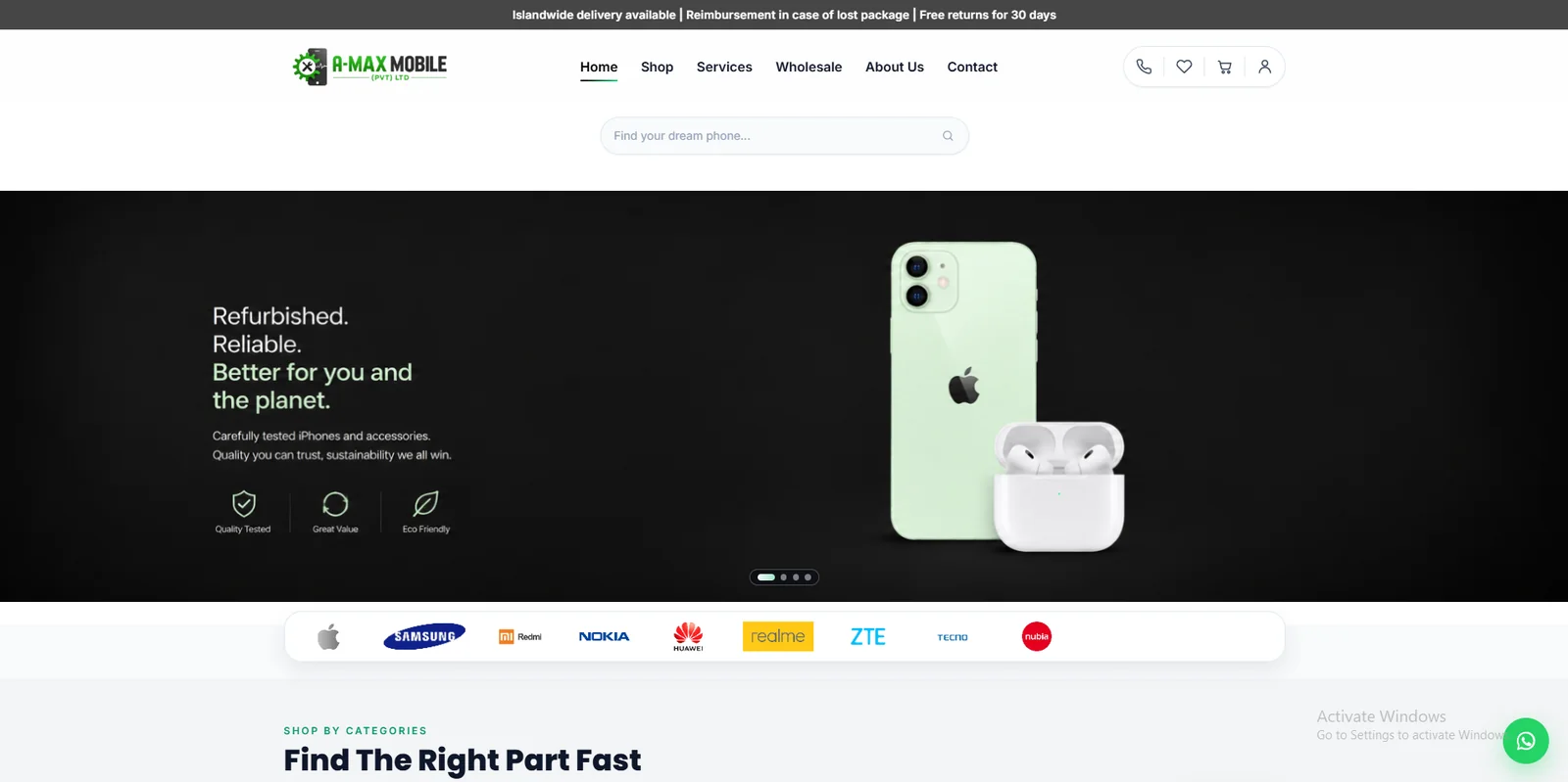 A-MAX Mobile – E-commerce & Mobile Store thumbnail