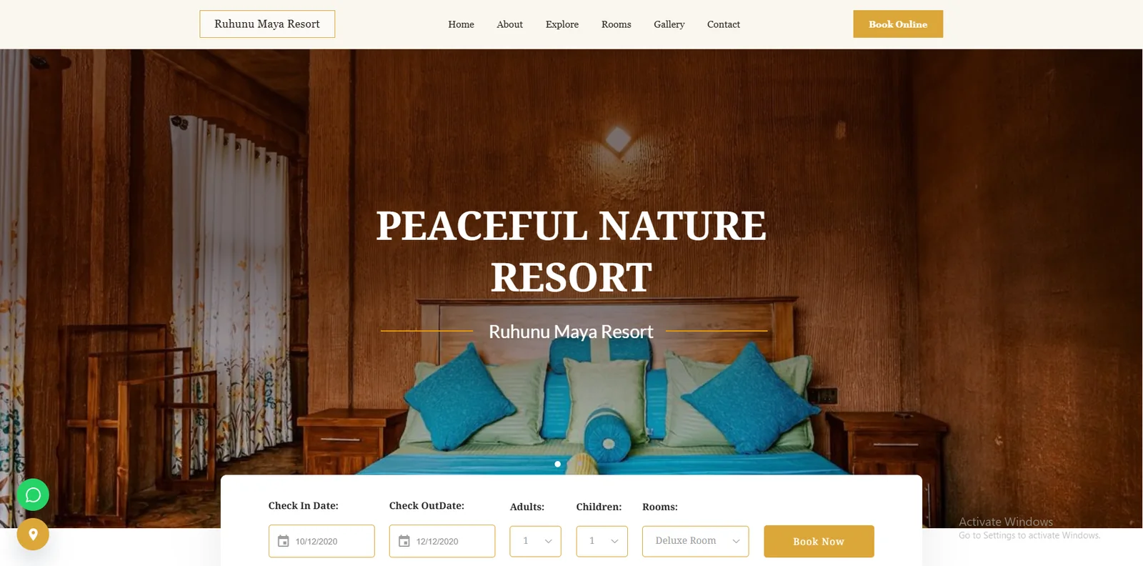 Ruhunu Maya Resort – Resort & Booking Website thumbnail